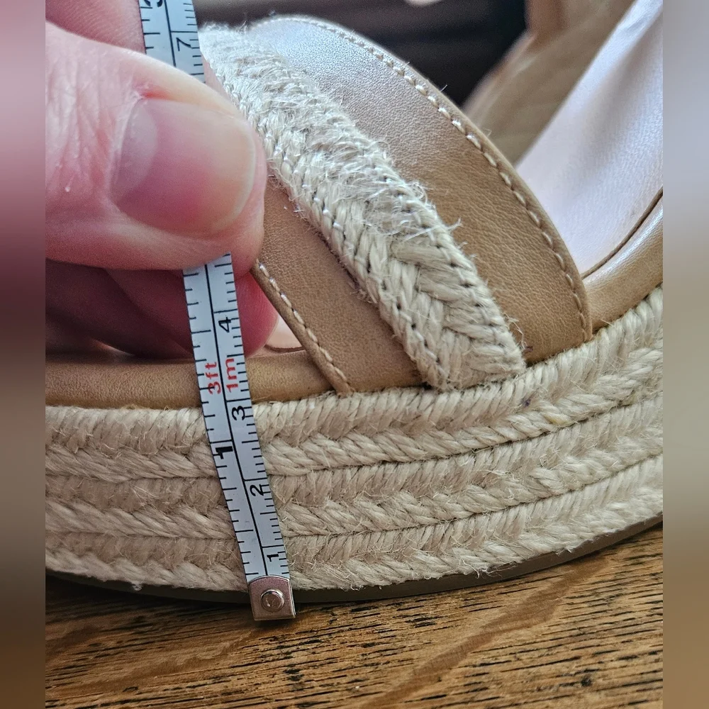 Women’s Ankle-Strap Cream Espadrille Sandals